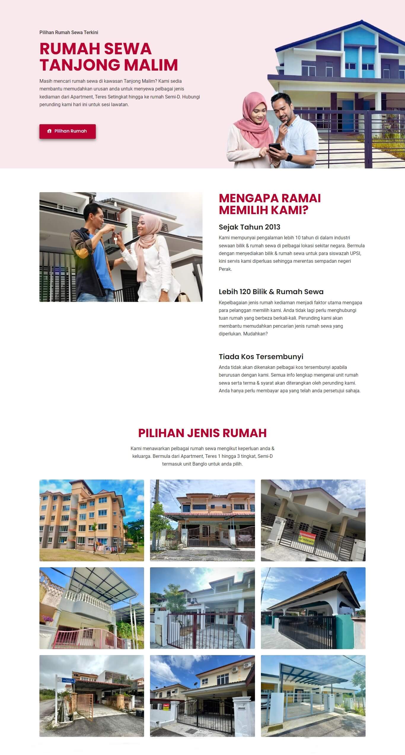 Rumah Sewa Tanjong Malim